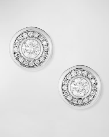 Roberto Coin 18k Gold Diamond Stud Earrings