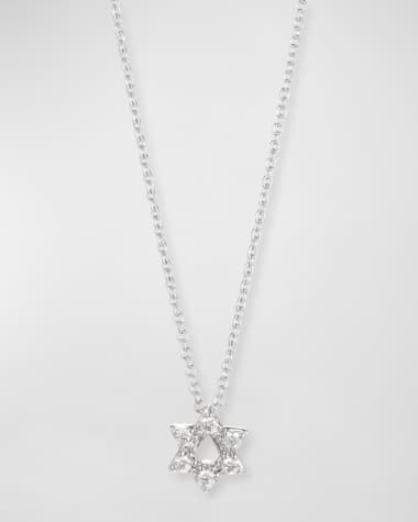 Roberto Coin Diamond Star of David Necklace