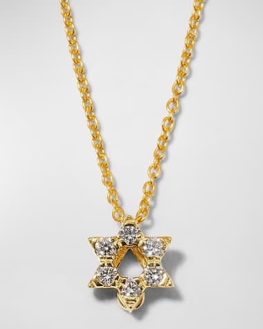 Roberto Coin Diamond Star of David Necklace