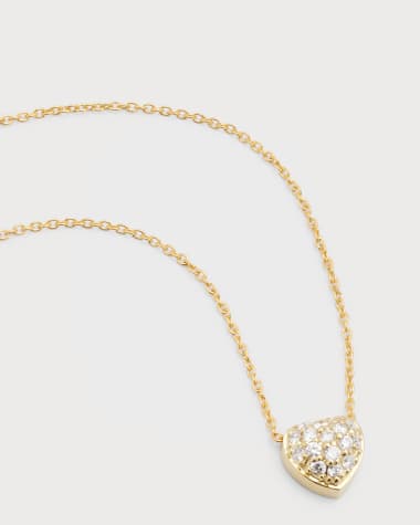 Roberto Coin Pave Heart Necklace