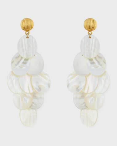 NEST Jewelry Mother-of-Pearl Chandelier Earrings