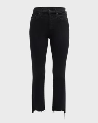 MOTHER The Insider Crop Step Fray Jeans