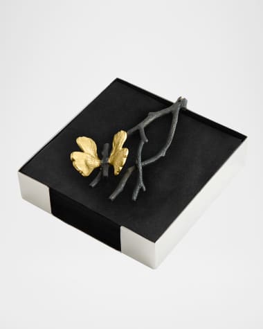 Michael Aram Butterfly Ginkgo Cocktail Napkin Holder