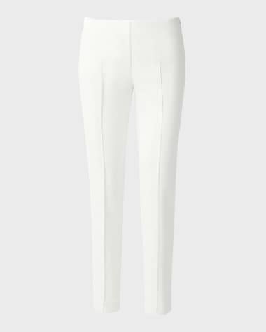 Akris Melissa Skinny Pants, Ivory