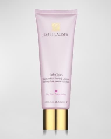 Estee Lauder Soft Clean Moisture Rich Foaming Facial Cleanser, 4.2 oz.