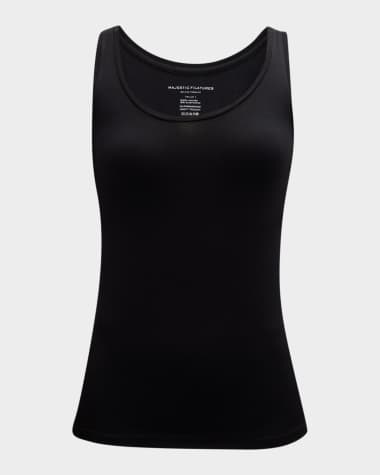 Majestic Filatures Soft Touch Scoop-Neck Tank