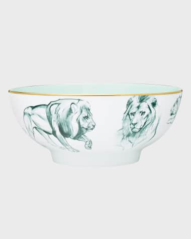 Hermes Carnets D'Equateur Breakfast Small Salad Bowl