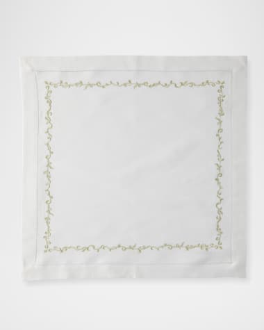 Nomi K Gold Wave Embroidered Napkin