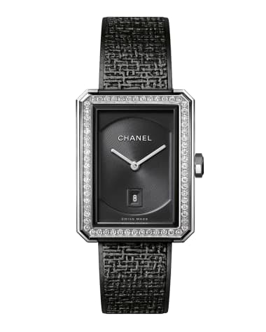 Chanel Boy-Friend Black Dial Ladies Watch H5319 3599594119146