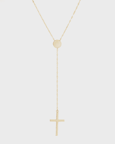 LANA Gold Crossary Necklace