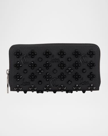 Christian Louboutin Panettone Wallet in Leather with Loubinthesky Spikes