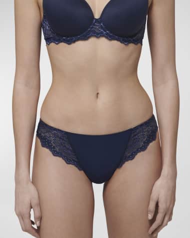 Simone Perele Caresse Lace Mesh Thong
