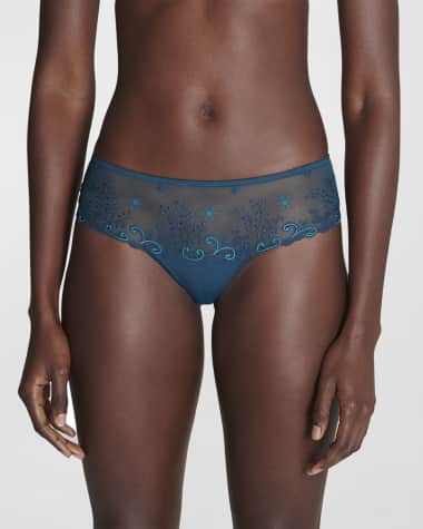  Simone Perele womens Wish Thong Panties, Night Blue, Small US :  Clothing, Shoes & Jewelry