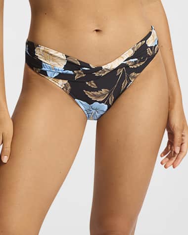 Seafolly Silk Market Twist Bikini Bottoms