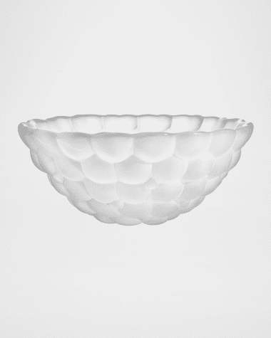 Orrefors Raspberry Small Frost Bowl