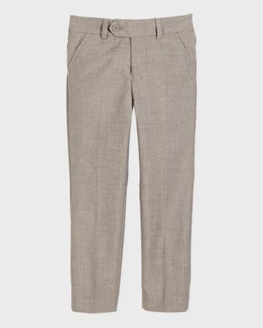 Appaman Slim Suit Pants, Light Gray, Size 2-14