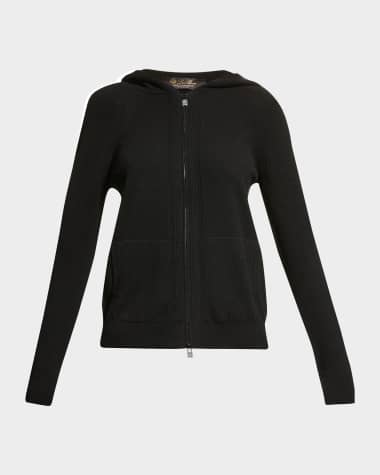 2 Way Front Zip Hoodie | Neiman Marcus