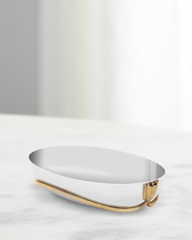 L'Objet Deco Leaves Large Serving Boat
