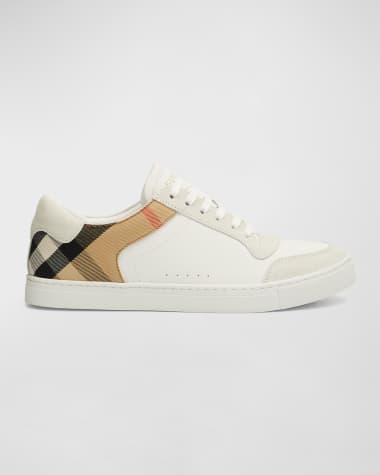 Men's Burberry White Shoes | Neiman Marcus