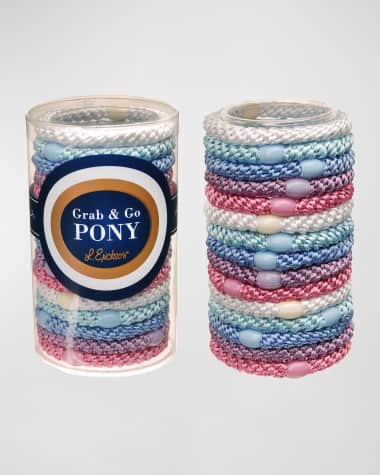 L. Erickson Grab & Go Pony Tube, Set of 15
