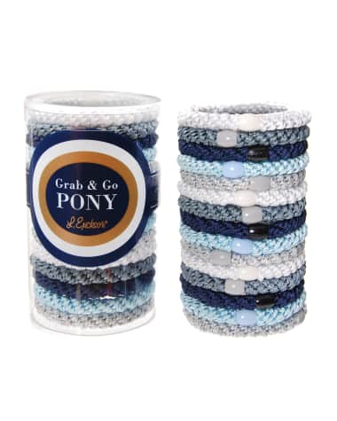 L. Erickson Grab & Go Pony Tube, Set of 15