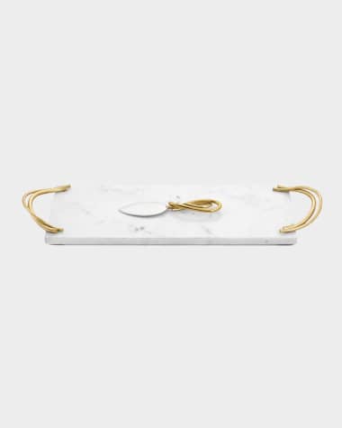 Michael Aram Calla Lily Small Cheese Board w/ Spreader