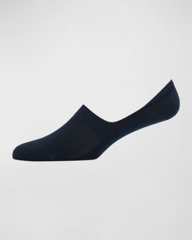 Pantherella Men's Seville Short Cotton Invisible Socks