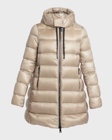Moncler Suyen Down Quilted Nylon Hooded Parka