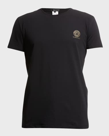 Versace Men's Medusa Logo Crewneck T-Shirt