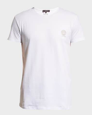 Versace Men's Medusa Logo Crewneck T-Shirt