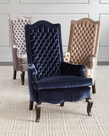 Haute House Marion Tall Back Tufted Chair