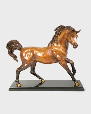 Jay Strongwater Ashab Arabian Horse Figurine