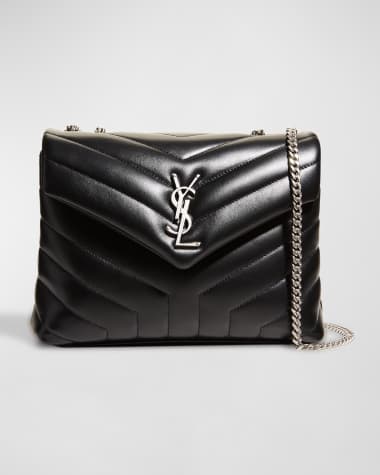 Saint Laurent Loulou Small YSL Shoulder Bag in Quilted Leather