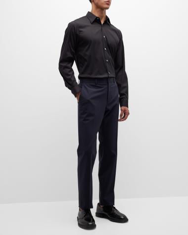 Black Men's Designer Dress Shirts