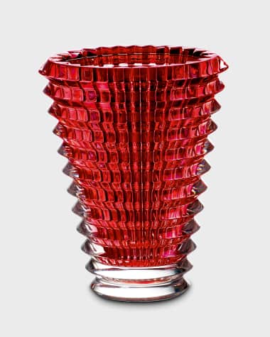Baccarat Eye Small Red Vase
