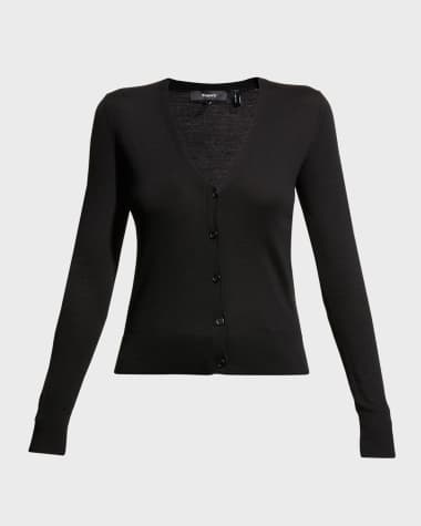 Theory Preen V-Neck Merino Cardigan