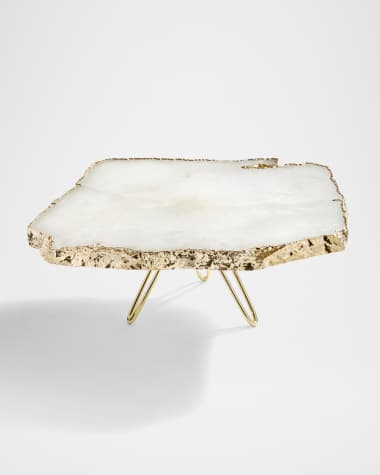 ANNA New York Torta Gold-Plated Cake Stand
