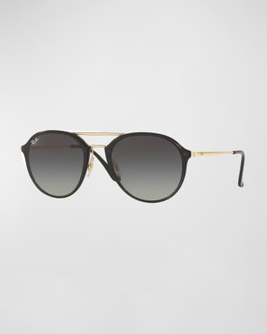Ray-Ban Round Gradient Mirrored Sunglasses