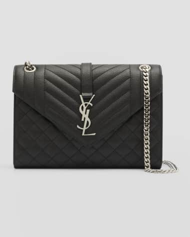 Replica YSL Saint Laurent Medium Envelope Bag Mix Matelasse White Fake Sale  Online