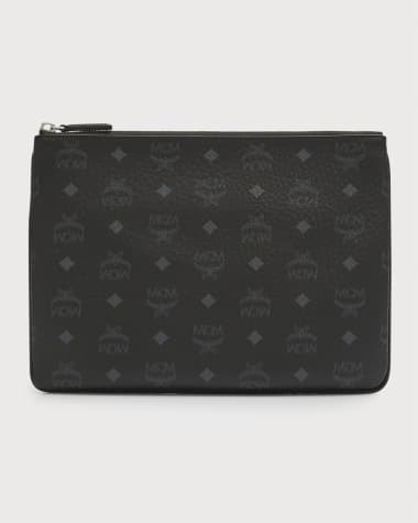 MCM Medium Logo Crossbody Pouch Bag