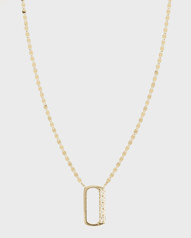 LANA Get Personal Initial Pendant Necklace with Diamonds