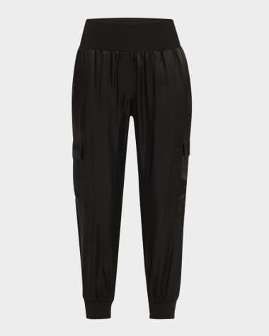 Cinq a Sept Tous Les Jours Giles Satin Jogger Pants