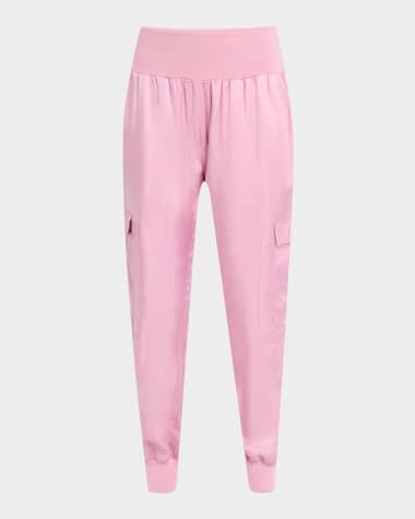 Cinq a Sept Tous Les Jours Giles Satin Jogger Pants