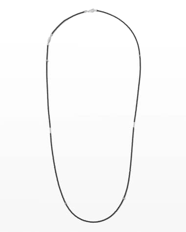 LAGOS Caviar Icon Long Single-Strand Bead Necklace, 34"