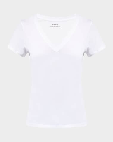 Vince Essential Pima Cotton V-Neck Tee