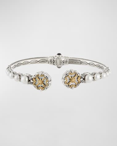 Konstantino Hestia Pearl Bangle Bracelet