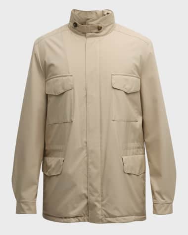 Loro Piana Men's Traveler Windmate Storm System Jacket
