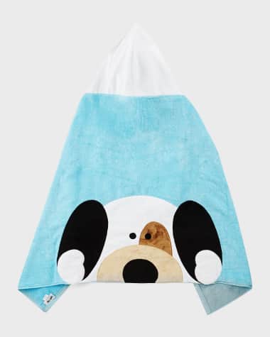 Boogie Baby Peek-A-Boo Hooded Towel, Blue
