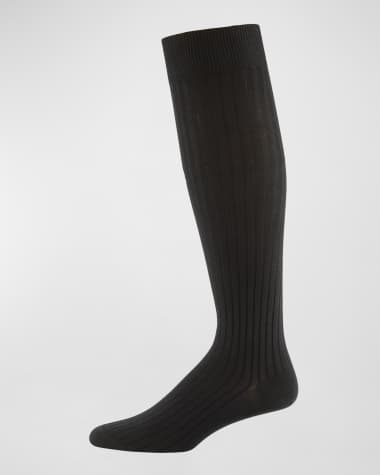 Louis Vuitton LV Medallion Socks Black Cashmere knitted. Size S