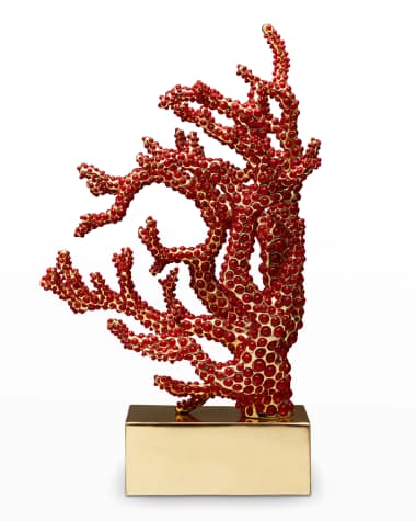 L'Objet Coral Bookend